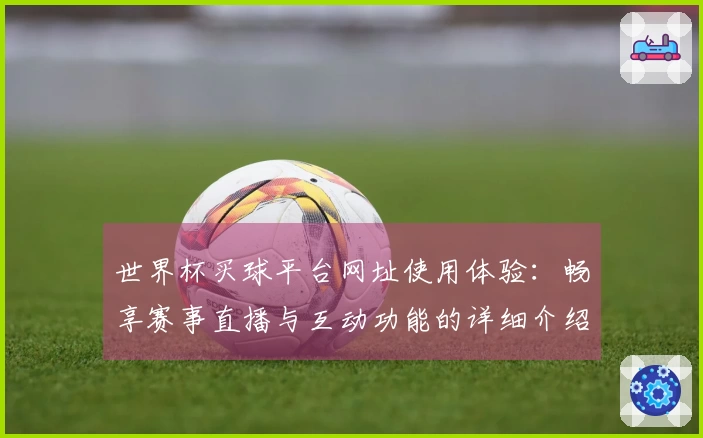世界杯买球平台网址使用体验：畅享赛事直播与互动功能的详细介绍